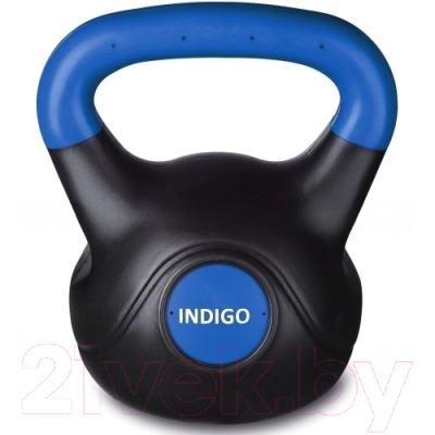 Гиря Indigo Sport IN125 (4кг, черный/синий)