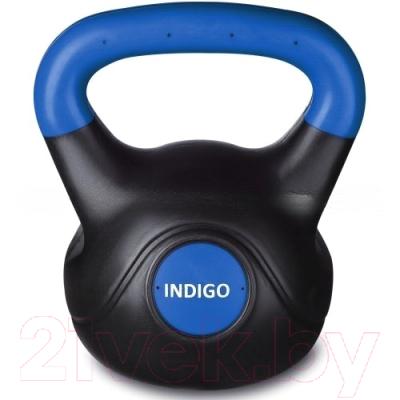 Гиря Indigo Sport IN125 (6кг, черный/синий)