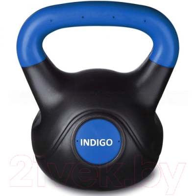 Гиря Indigo Sport IN125 (8кг, черный/синий)