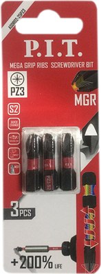 Набор бит P.I.T ASDR02-25PZ3 (3шт) - 