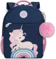 Детский рюкзак Grizzly RK-476-2 (синий) - 