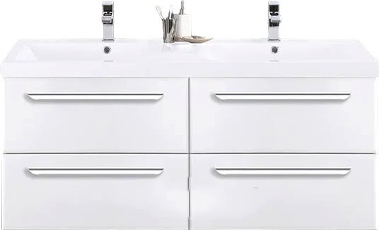 Тумба под умывальник Cezares DUET-N-1400-4C-SO-2-BL