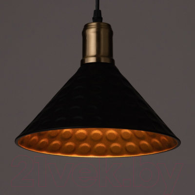 Потолочный светильник BayerLux Чеканка / 7586384 (черный/золото)