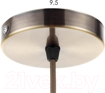 Потолочный светильник BayerLux Эдиссон / 9468733 (никель)