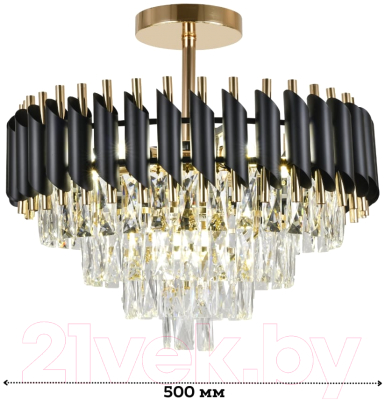 Изображение товара Потолочный светильник Mirastyle CF-9001/500 BK+GD