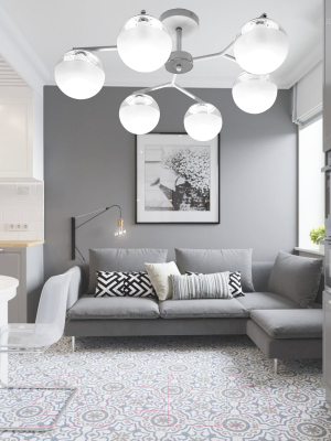 Изображение товара Потолочный светильник Mirastyle MH-10142/6 WH-CR