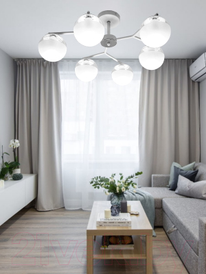 Изображение товара Потолочный светильник Mirastyle MH-10142/6 WH-CR