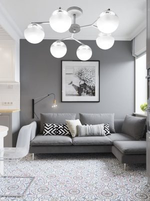 Изображение товара Потолочный светильник Mirastyle MH-10142/6 WH-CR