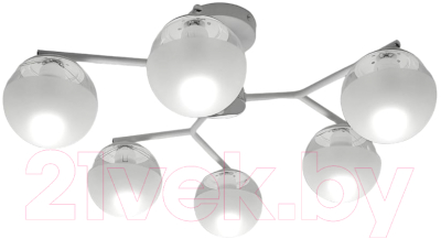 Потолочный светильник Mirastyle MH-10142/6 WH-CR