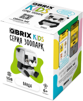 Конструктор QBRIX Kids Зоопарк. Панда 30044 - 