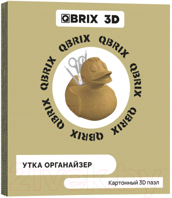 Конструктор QBRIX Утка-органайзер 3D 20022