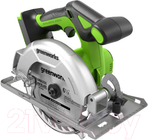 Дисковая пила Greenworks GD24CS165 / 1501607