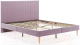 Двуспальная кровать Monofix Амма 160x200 (сиреневый №11) - 
