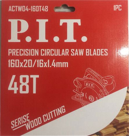 Пильный диск P.I.T ACTW04-160T48