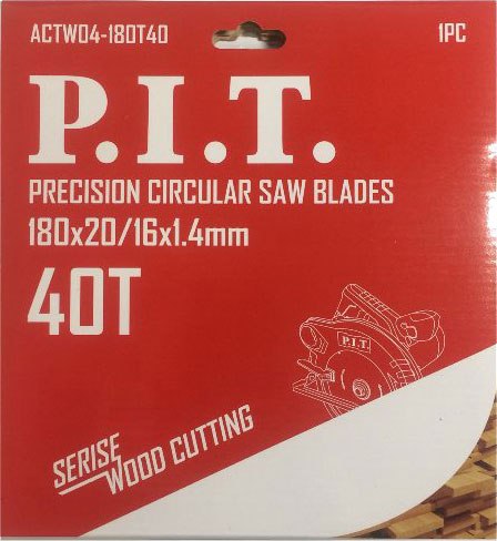 Пильный диск P.I.T ACTW04-180T40