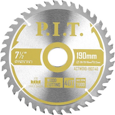 

Пильный диск, ACTW10-190T40