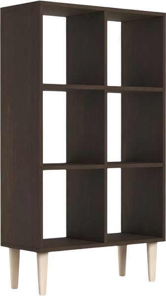 Стеллаж Monofix Одос Вертикальный 6 секций (венге)