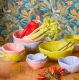 Миниатюра изображения товара Салатник Tognana Relief Savoy / RE104136022 (розовый)