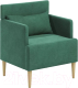 Кресло мягкое Mio Tesoro Киус (зеленый №13) - 