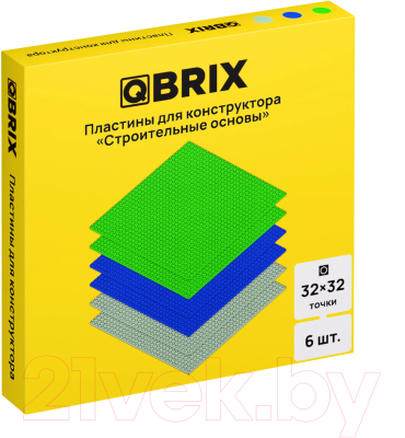 Элемент конструктора QBRIX Пластины / 10007 (6шт)