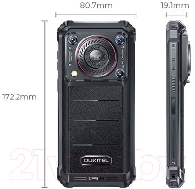 Изображение товара Смартфон Oukitel WP36 (черный)