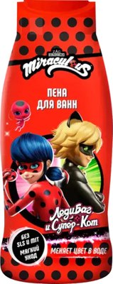 Пена для ванны детская Miraculous Леди Баг и Супер Кот (400мл) - 