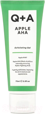 Пилинг для лица Q+A Apple AHA Отшелушивающий гель (75мл)