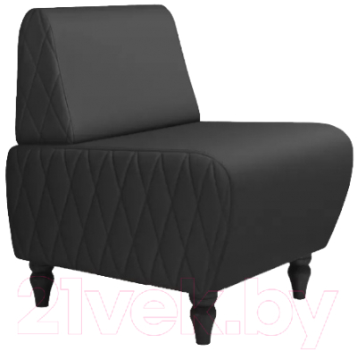 Кресло мягкое Mio Tesoro Буно (черный)