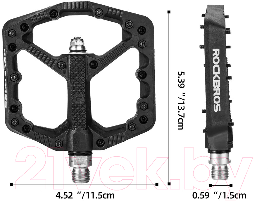 Комплект педалей для велосипеда RockBros 2021-12A