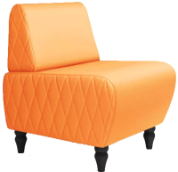 Кресло мягкое Mio Tesoro Буно (оранжевый) - 