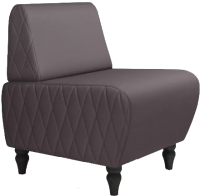 Кресло мягкое Mio Tesoro Буно (темно-коричневый) - 