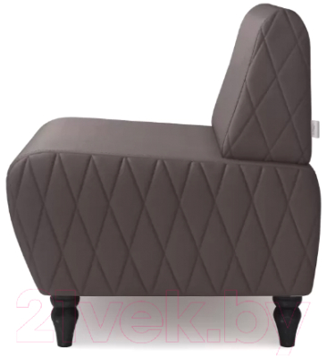 Кресло мягкое Mio Tesoro Буно (темно-коричневый)