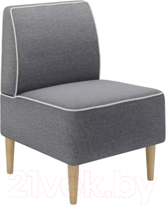 Кресло мягкое Mio Tesoro Одос (светло-серый №19)