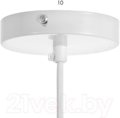 Потолочный светильник BayerLux Вихрь / 9626181 (белый)
