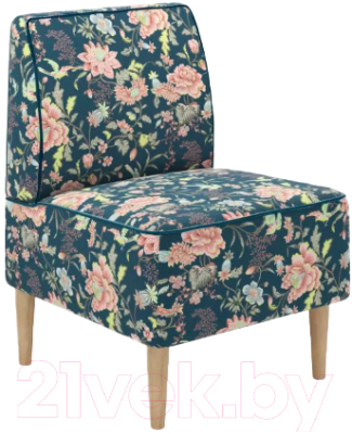 Кресло мягкое Mio Tesoro Одос Принт (цветы/микровелюр)