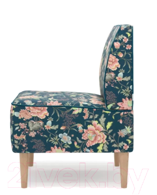 Кресло мягкое Mio Tesoro Одос Принт (цветы/микровелюр)