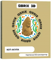 Конструктор QBRIX Кот-акула 3D 20044 - 