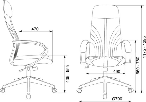 Купить Кресло офисное Бюрократ CH-610 Fabric в Борисове