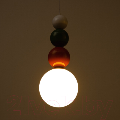 Потолочный светильник BayerLux Луиджи / 9863078 (белый/зеленый/красный)