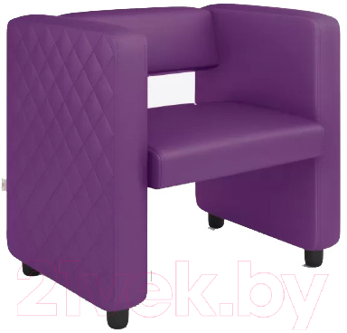 Кресло мягкое Mio Tesoro Йокки (экокожа/фиолетовый)