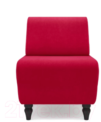 Кресло мягкое Mio Tesoro Буно (велюр/красный №36)