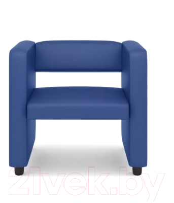 Кресло мягкое Mio Tesoro Йокки (экокожа/синий)