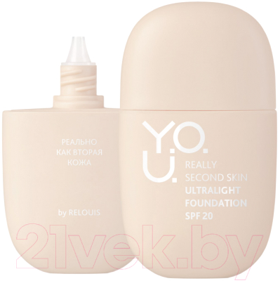 Тональный крем Relouis Y.O.U. Really Second skin тон 40 Warm Beige