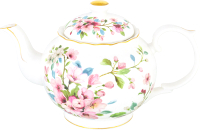 Заварочный чайник Elan Gallery Яблоневый цвет на белом / 420421 - 