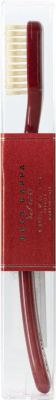 Зубная щетка Acca Kappa Средней жесткости с нейлоновой щетиной (Venetian Red)