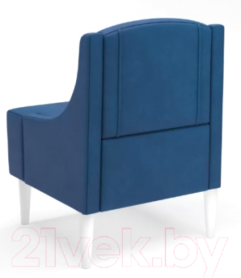 Кресло мягкое Mio Tesoro Лотти (велюр/синий №27)