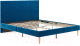 Двуспальная кровать Monofix Амма 160x200 (синий №26) - 
