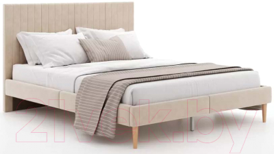 Двуспальная кровать Monofix Амма 160x200 (бежевый №18)