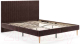 Двуспальная кровать Monofix Амма 160x200 (коричневый №24) - 