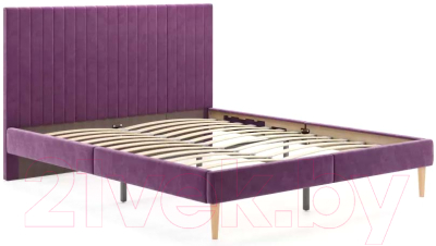 Двуспальная кровать Monofix Амма 160x200 (фиолетовый №25)